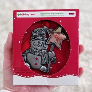 Holiday Time Snowman Ornament